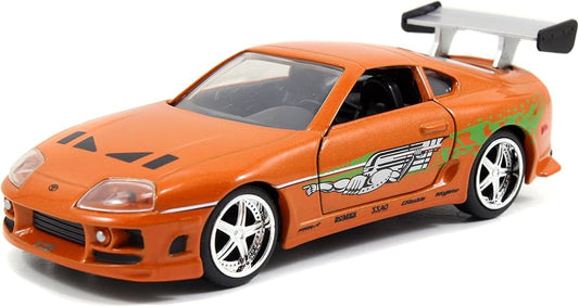 Jada Brian's Toyota Supra Orange Fast & Furious Movie 1/32 Diecast Model Car